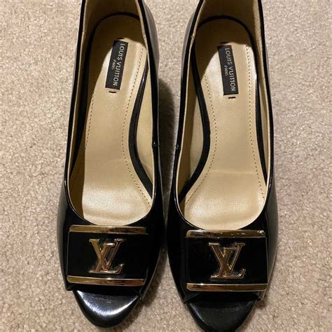 imitation high heel loui vuitton like poshmark commercial blue shoes